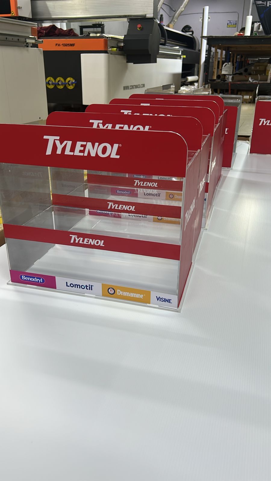 Displays de acrílico